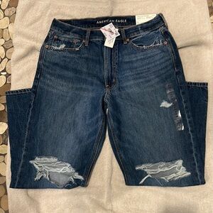 American Eagle Ex-Boyfriend Comfort Stretch Blue Jeans